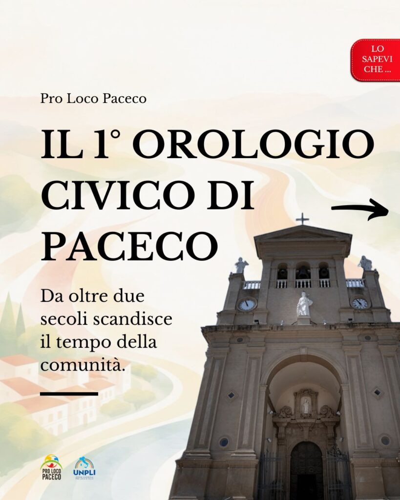 Il 1° Orologio Civico di Paceco