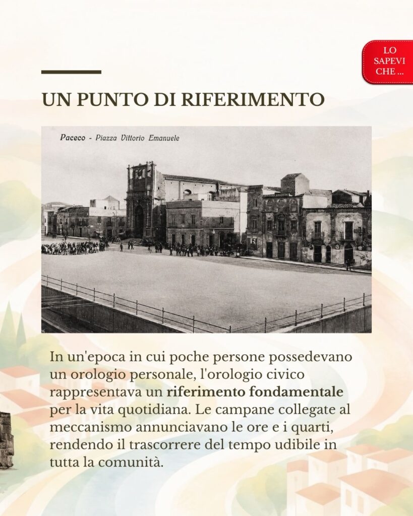 Il 1° Orologio Civico di Paceco