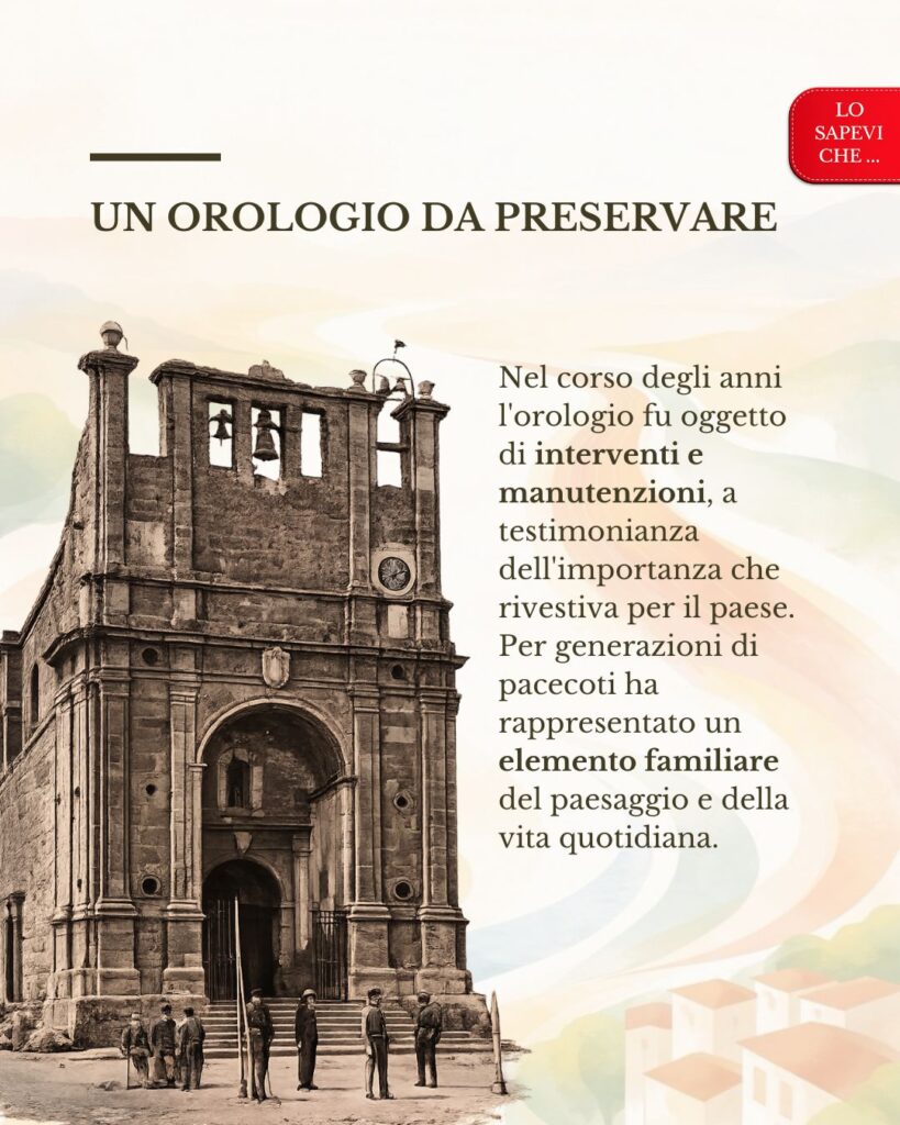 Il 1° Orologio Civico di Paceco